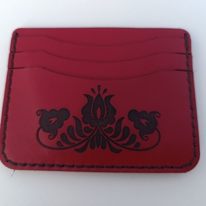 Bőr kártyatartó, Táska & Tok, Pénztárca & Más tok, Kártyatartó & Irattartó, Bőrművesség, MESKA