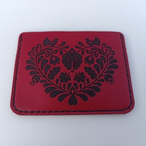 Bőr kártyatartó - táska & tok - pénztárca & más tok - kártyatartó & irattartó - Meska.hu