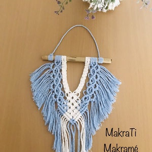 Mini makramé, Otthon & Életmód, Dekoráció, Fali és függő dekoráció, Falra akasztható dekor, Csomózás, MESKA