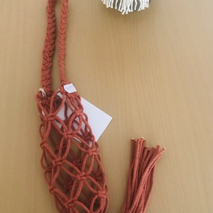 Makramé bortartó - Meska.hu