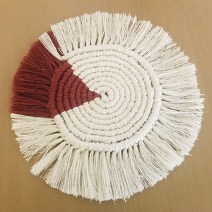 Makramé alátét - otthon & életmód - konyhafelszerelés, tálalás - tálalás - tányér- és poháralátét - Meska.hu