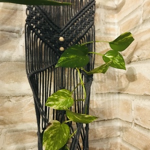 Makramé virágtartó, Otthon & Életmód, Dekoráció, Virágdekoráció, Virágtartó, Csomózás, MESKA