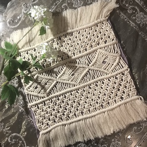Makramé párnahuzat, Otthon & Életmód, Lakástextil, Párna & Párnahuzat, Csomózás, MESKA