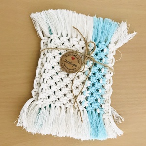 Makramé poháralátét, Otthon & Életmód, Konyhafelszerelés, tálalás, Tálalás, Tányér- és poháralátét, Csomózás, MESKA