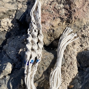 Makramé virágtartó - otthon & életmód - virágdekoráció - virágtartó - függő virágtartó - Meska.hu