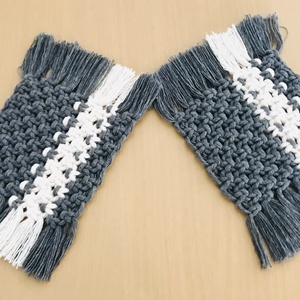 Makramé poháralátét - otthon & életmód - konyhafelszerelés, tálalás - tálalás - tányér- és poháralátét - Meska.hu