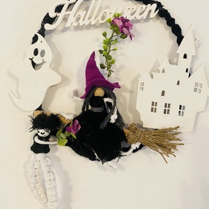 Halloween-i kopogtató  - otthon & életmód - dekoráció - halloween - halloweeni ajtódíszek és ablakdíszek - Meska.hu