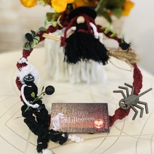 Halloween-i kopogtató -  - otthon & életmód - dekoráció - halloween - halloweeni ajtódíszek és ablakdíszek - Meska.hu