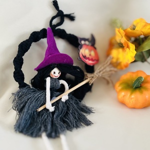 Halloween Boszi kopogtató  - otthon & életmód - dekoráció - halloween - halloweeni ajtódíszek és ablakdíszek - Meska.hu