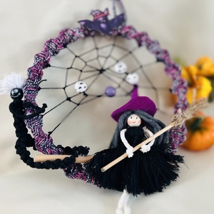 Halloween-i romantika kopogtató  - otthon & életmód - dekoráció - halloween - halloweeni ajtódíszek és ablakdíszek - Meska.hu