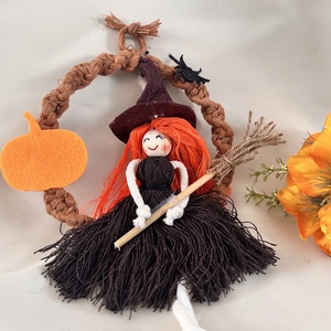 Halloween-i kopogtató -  - otthon & életmód - dekoráció - halloween - halloweeni ajtódíszek és ablakdíszek - Meska.hu