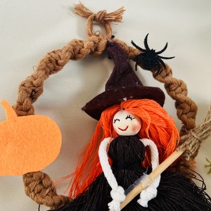 Halloween-i kopogtató -  - otthon & életmód - dekoráció - halloween - halloweeni ajtódíszek és ablakdíszek - Meska.hu