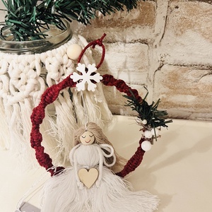 Makramé Hintázó Angyalka  - Meska.hu