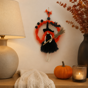 Rőthajú Bűbáj � kézműves halloweeni ajtó- és falidekoráció - otthon & életmód - dekoráció - halloween - halloweeni ajtódíszek és ablakdíszek - Meska.hu