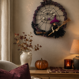 Halloween-i romantika kopogtató  - otthon & életmód - dekoráció - halloween - halloweeni ajtódíszek és ablakdíszek - Meska.hu