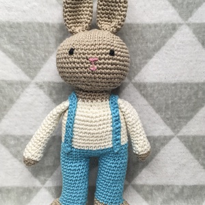 Amigurumi, horgolt nyuszi, 32 cm - Meska.hu