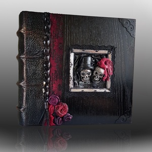 Luxury gótika esküvői album - otthon & életmód - papír, írószer - album & fotóalbum - Meska.hu