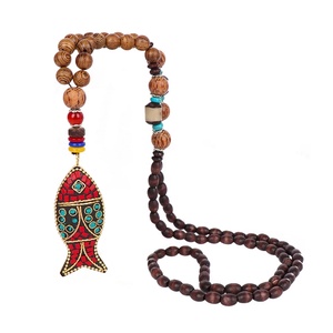 Tibeti szerencsés hal mala nyaklánc - otthon & lakás - dekoráció - spiritualitás - mala - Meska.hu
