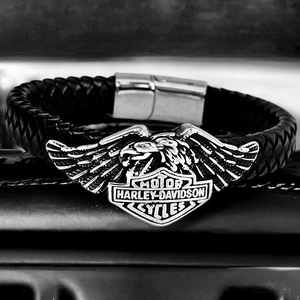 Harley sas férfi karkötő  - ékszer - karkötő - karkötő medállal - Meska.hu