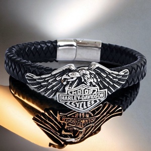 Harley sas férfi karkötő  - ékszer - karkötő - karkötő medállal - Meska.hu