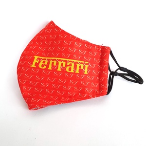 Ferrari textil felnőtt szájmaszk, maszk,  -  - Meska.hu