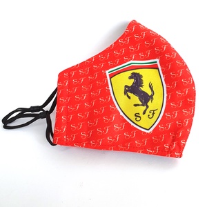 Ferrari textil felnőtt szájmaszk, maszk,  -  - Meska.hu
