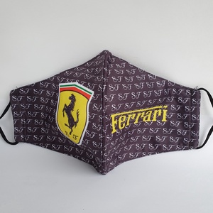 Szürke Ferrari  felnőtt szájmaszk, maszk,  -  - Meska.hu