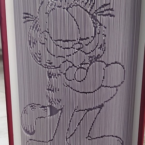 Garfield könyvszobor - Meska.hu