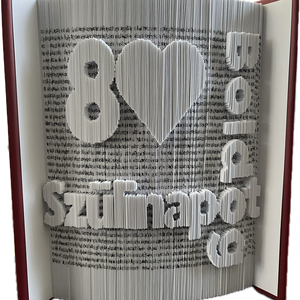 Születésnapra könyvszobor - Meska.hu