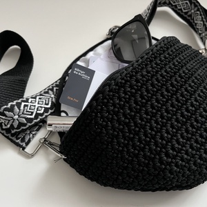 Horgolt crossbody  - táska & tok - kézitáska & válltáska - kézitáska - Meska.hu