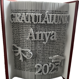 Ballagásra könyvszobor - Meska.hu