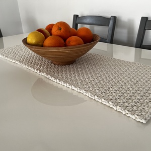 Horgolt asztali futó , Otthon & Életmód, Dekoráció, Asztal és polc dekoráció, Dekorációs tál, tartó, Horgolás, MESKA