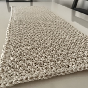 Asztali futó és kosár szett - horgolt, Otthon & Életmód, Lakástextil, Abrosz, terítő, Asztalfutó, Horgolás, MESKA