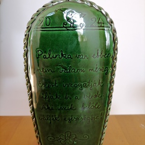 Pálinkás  butella - otthon & életmód - konyhafelszerelés, tálalás - tálalás - pálinkás poharak, szettek - Meska.hu