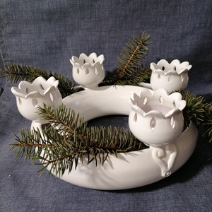  Adventi koszorú 6., Karácsony, Adventi díszek, Adventi koszorú, , MESKA