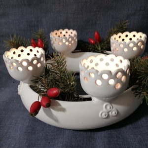  Adventi koszorú 7. - Meska.hu