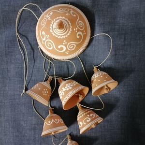 Szélcsengő csengőkkel, Otthon & Életmód, Ház & Kert, Szélcsengő, Kerámia, MESKA