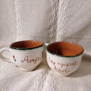 Tulipános kávés csészék Máténak - Meska.hu