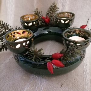  Adventi koszorú 9. - Meska.hu