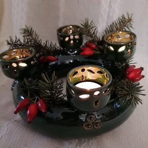  Adventi koszorú 10. - Meska.hu