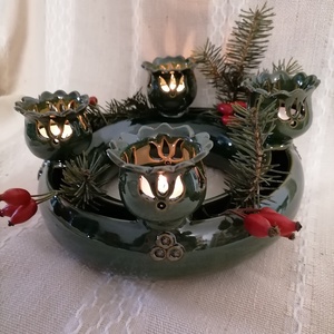  Adventi koszorú 11. - Meska.hu