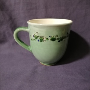 Zöld  bögre, Otthon & Életmód, Konyhafelszerelés, tálalás, Tálalás, Bögre & Csésze, Kerámia, Mindenmás, MESKA