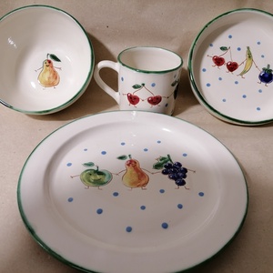 Gyerek étkészlet 2., Otthon & Életmód, Konyhafelszerelés, tálalás, Tálalás, Tányér & Étkészlet, Kerámia, Mindenmás, MESKA