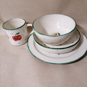 Gyerek étkészlet 2. - otthon & életmód - konyhafelszerelés, tálalás - tálalás - tányér & étkészlet - Meska.hu