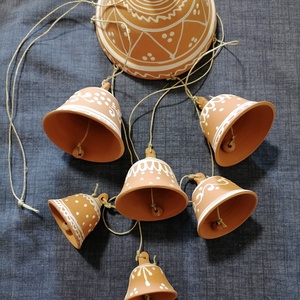 Szélcsengő csengőkkel, Otthon & Életmód, Ház & Kert, Szélcsengő, Kerámia, MESKA