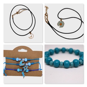 Kék katicás női ajándékcsomag - ékszer - ékszerszett - Meska.hu