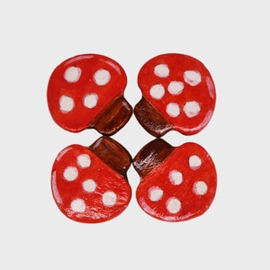 Gomba hűtőmágnes - Meska.hu