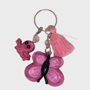 Rózsaszín pillangós női ajándékcsomag - ékszer - ékszerszett - Meska.hu