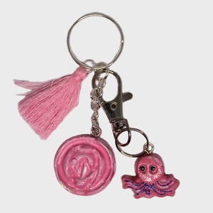 Rózsaszín virágos női ajándékcsomag - ékszer - ékszerszett - Meska.hu