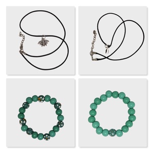 Zöld női ajándékcsomag - ékszer - ékszerszett - Meska.hu